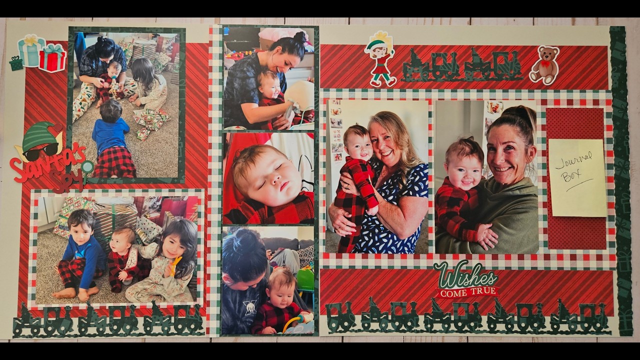 Мастерская Санты, дети и Рождество. Идеальное сочетание для скрапбукинга!