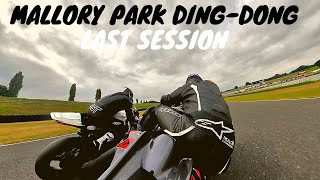 Mallory Park onboard Track day last session me & another rider chasing each other | Aprilia RSV4 RF