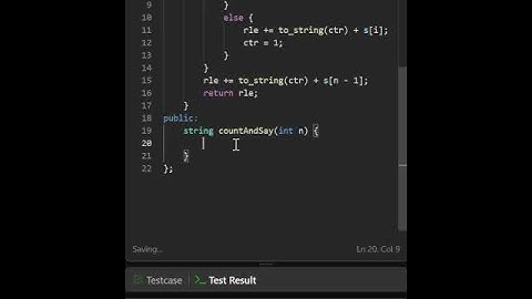 Count and Say - LeetCode 38 #coding #leetcode