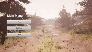 Unreal Engine Main Menu