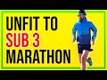 Training to run a sub 3-hour marathon (FROM OVERWEIGHT)