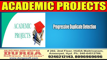 Academic Projects ||Online Projects||Progressive Duplicate Detection