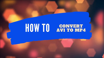 How to convert AVI or wmv video file to mp4 using Handbrake free tool