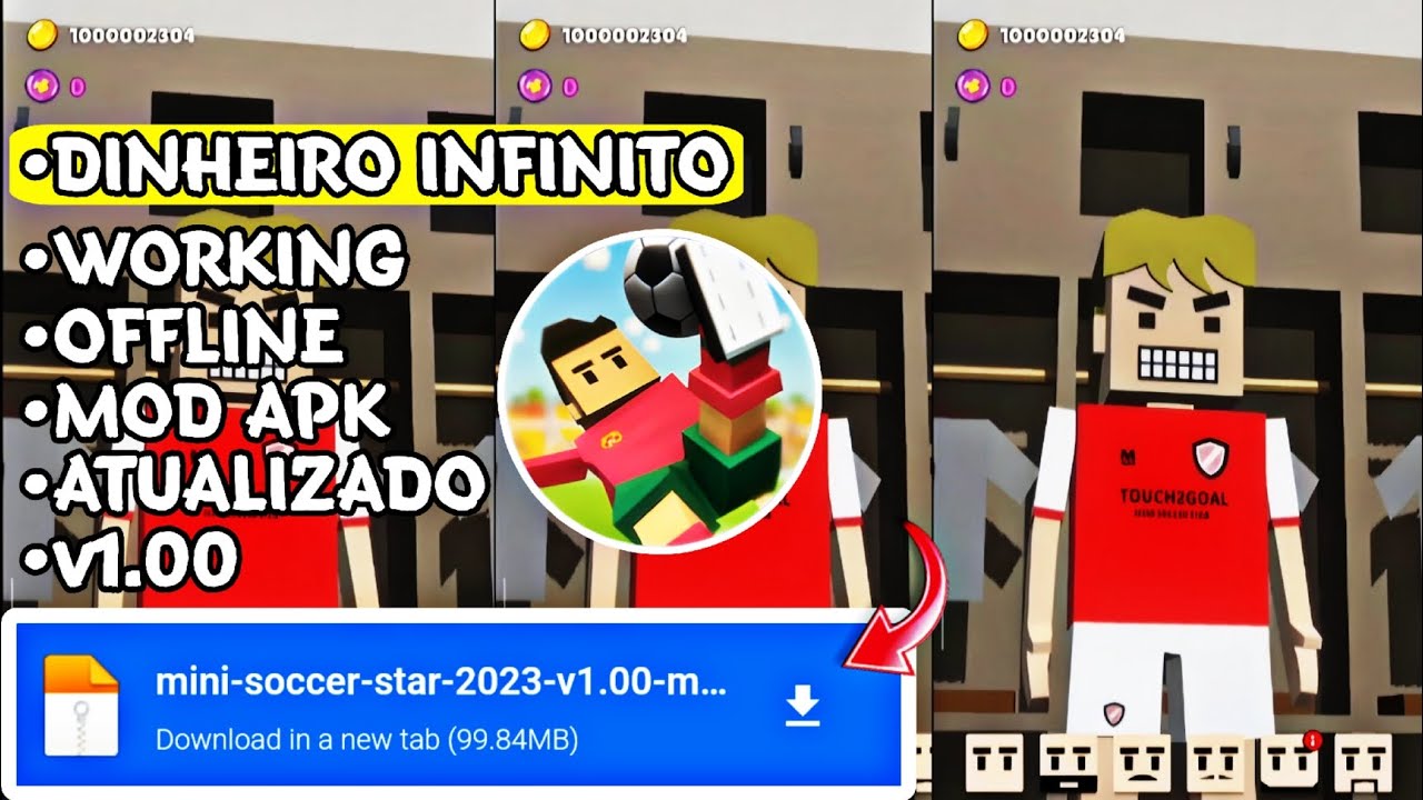 SAIU • MOD MINI SOCCER STAR v1.00 ATUALIZADO (DINHEIRO INFINITO) 🤑 