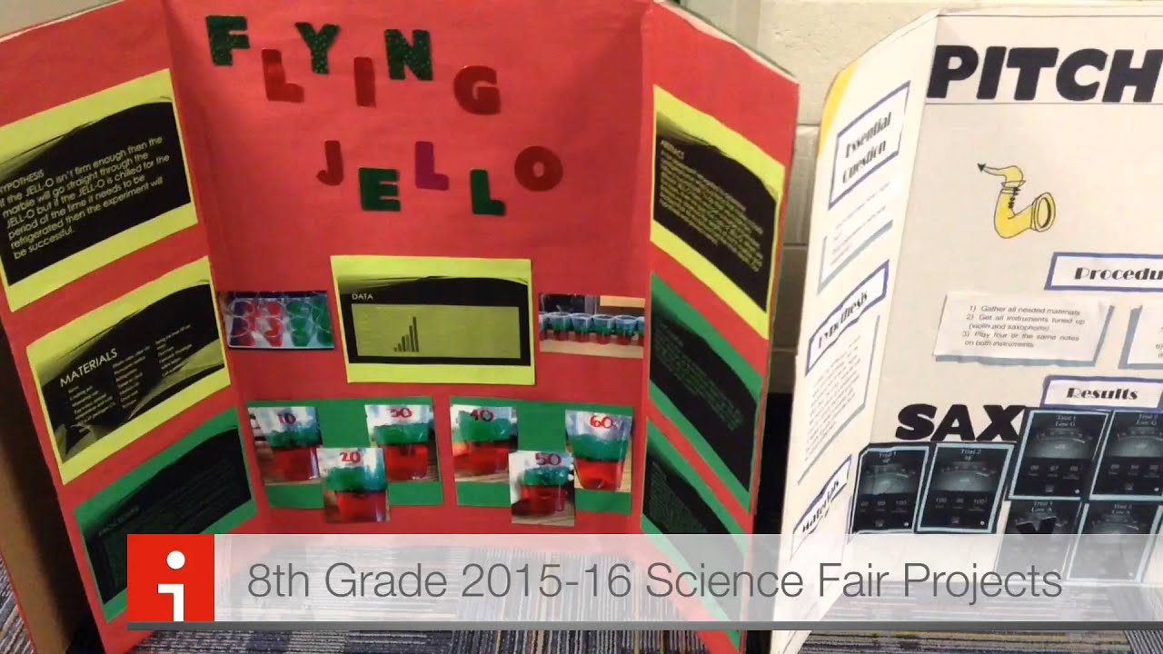 2015-16 8th Grade Science Fair Projects - YouTube