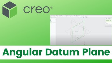 How to Create an Angular Datum Plane in Creo Parametric