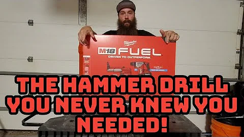 THE HAMMER DRILL YOU NEVER KNEW YOU NEEDED!