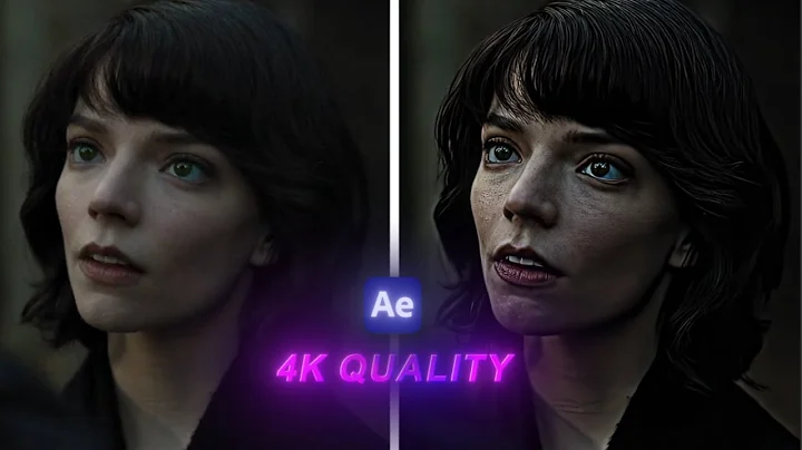 4k Quality Tutorial | After effects + Topaz Video Enhance Ai
