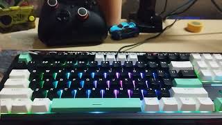 Gateron Milky Yellow Pro & Xinmeng M87 Pro V2 sound test