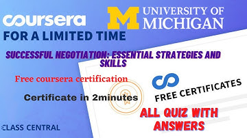 Successful Negotiation: Essential Strategies and Skills,(week1-7) All Quiz Answers.#coursera #learn