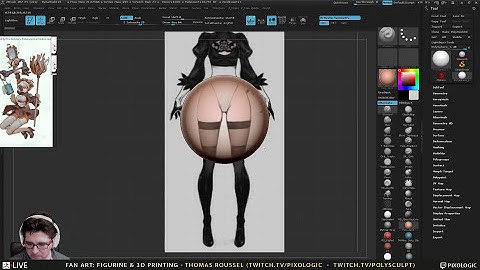 2B from NieR Automata #1: Body, Form and Silhouette - Fan Art sculpting with ZBrush