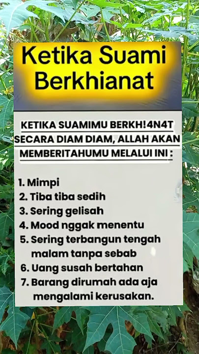 ketika suami berkhianat #shortsvideo #nasehatrumahtangga #youtubeshorts