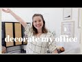 Decorate my Office with Me - VLOG  | an IKEA Trip & Haul, and Aesthetic Makeover