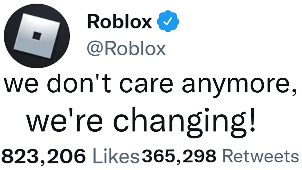 Roblox Is CHANGING THEIR LOGO (Its BAD) 