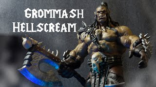 Grommash Hellscream /Orc sculpting / скульптура из полимерной глины / лепка персонажа