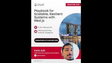 Playbook for Scalable, Resilient Systems with #NextJS #javascript #programming #Singapore #reactjs