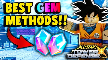The BEST METHODS To Farm GEMS In ASTD X Release! (Guide)