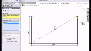 SolidWorks 2012 Video Tutorial - How to create and use an assembly sketch, part 1