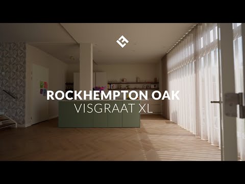 Luxury Floors Visgraat XL Rockhempton Oak Premium PVC Vloeren #vloeren #herringbone #interiordesign Stijlvol en tijdloos design van Luxury Floors Premium PVC Vloeren collectie in visgraat motief.De meest realistische en rustige PVC vloeren van het moment vi...