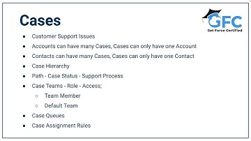 Salesforce Associate Certification - Cases