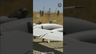 Vector VTOL – БПЛА с вертикальным взлётом.  #aviation