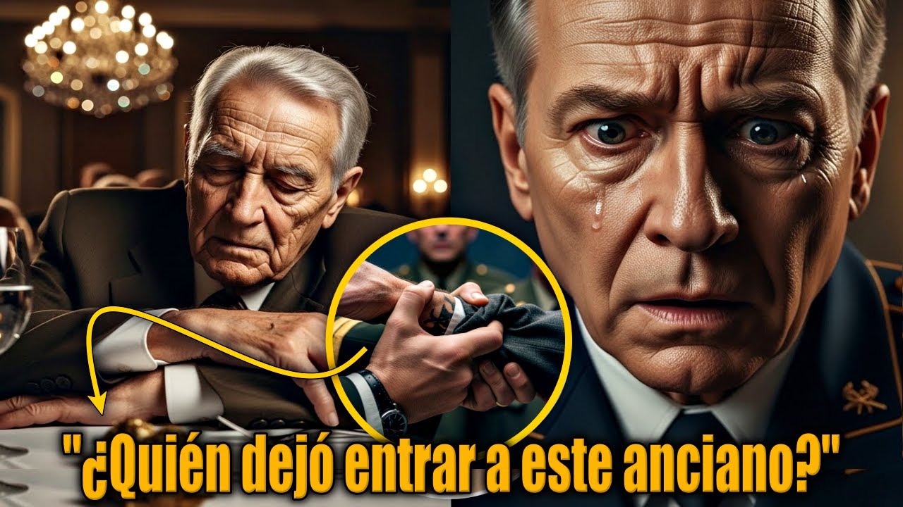 Ignoraron al veterano que dormía en la gala — Hasta que el General vio su tatuaje de la Unidad Omega