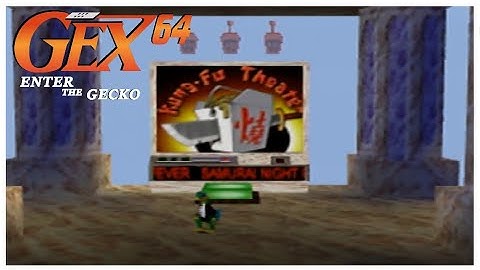 Gex 64: Enter The Gecko Nintendo 64 Walkthrough Part 15 - Samurai Night Fever!