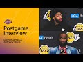 Lakers Postgame: LeBron James & Anthony Davis (4/1/22)