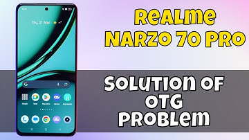 OTG Not working Realme Narzo 70 Pro || How to solve the OTG issues || Solution of OTG problem