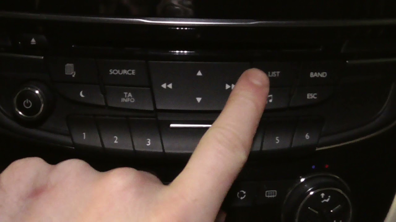 Peugeot 508 radio i nawigacja YouTube