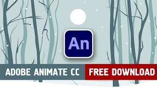 How to Create Winter Forest in Adobe Animate CC (FREE Download)
