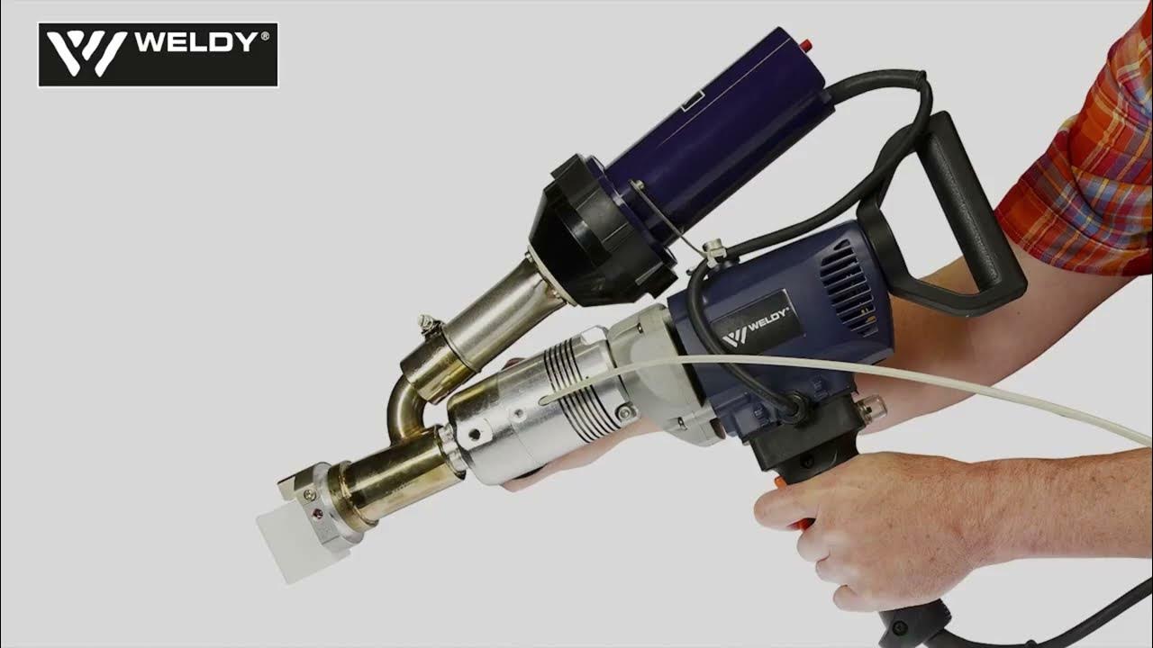 Weldy EX2 Handheld Plastic Welding Extruder Extrusion Gun for PP HDPE