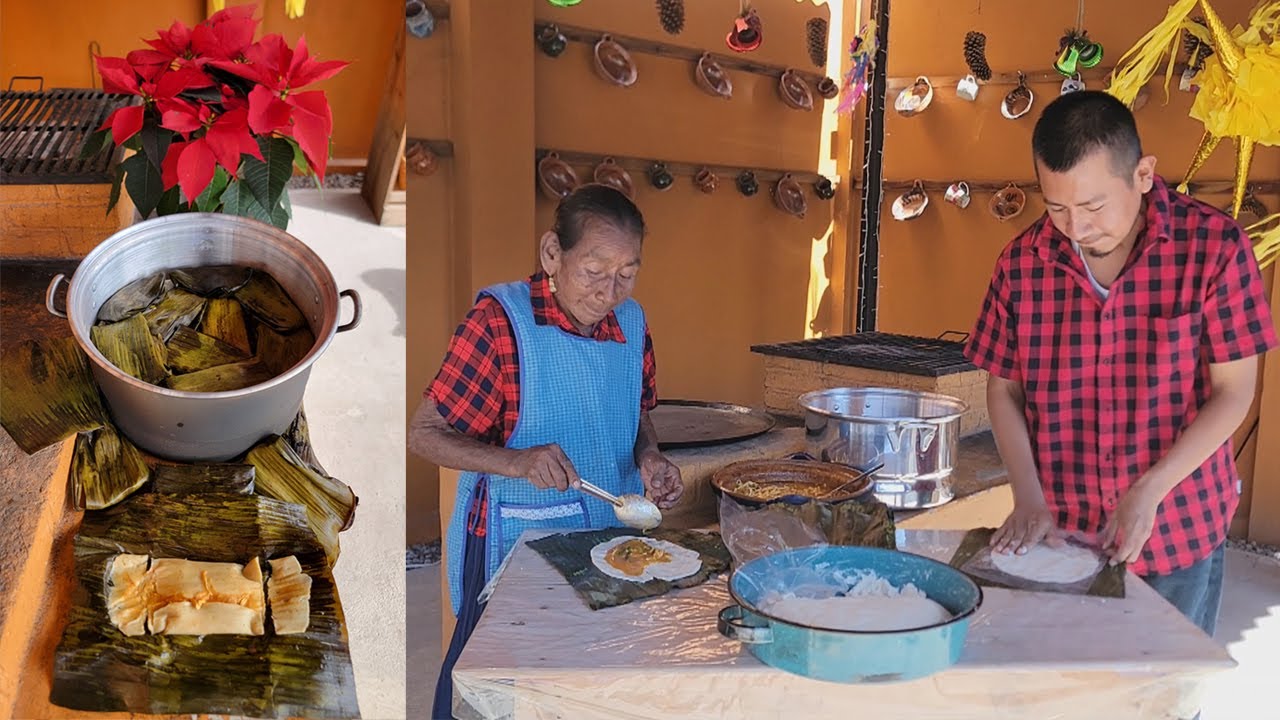 Si Estan Cansados De Las Grandes Cenas Navideñas, Entonces Preparen Tamales De Pollo En Salsa Verde