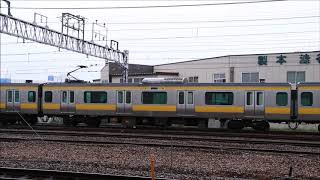 E231系三鷹車B28編成入場