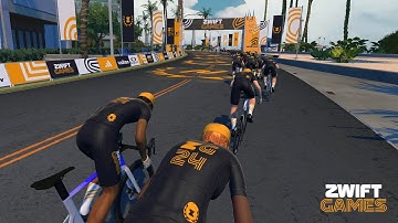 ZWIFT:Race: Glasgow Crit Circuit-Sprint Race 3 | Zwift Games (C) on Glasgow Crit Circuit in Scotland