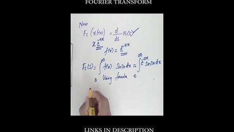 Fourier Transform Find the fourier cosine  and sine transform of f(x) = xe^(-ax)-III