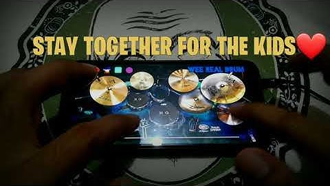 STAY TOGETHER FOR THE KIDS - BLINK 182 / Wee Real drum cover