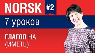 Урок 2. Норвежский язык за 7 уроков для начинающих. Спряжение глагола ha (иметь). Елена Шипилова.