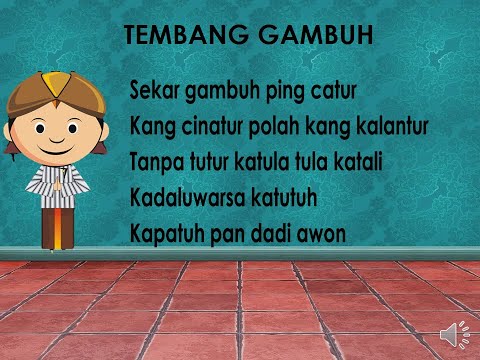 TEMBANG GAMBUH, GURU LAGU LAN GURU WILANGAN