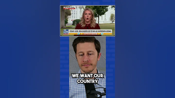 Karoline Leavitt BLAMES DEMOCRATS for govt shutdown despite Republicans holding power #shorts