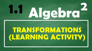 1 1 Mini-Lesson - Functions - Transformation Exploration