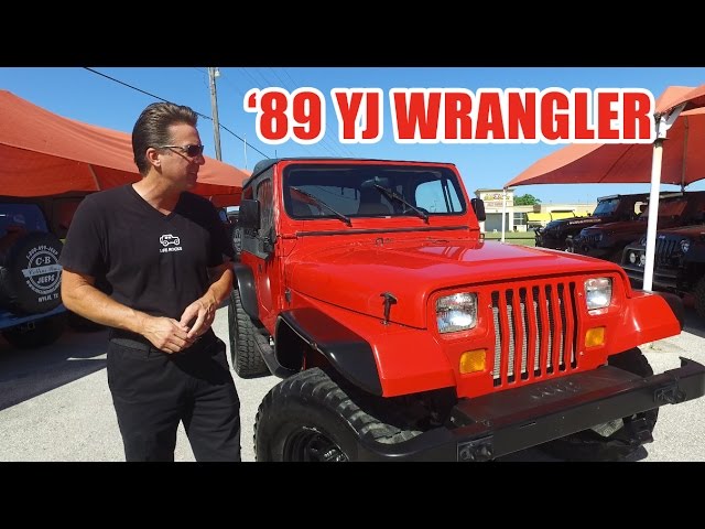 89 Jeep YJ Wrangler (For Sale) - YouTube
