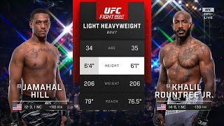 Jamahal Hill vs Khalil Rountree - Full Fight Highlights