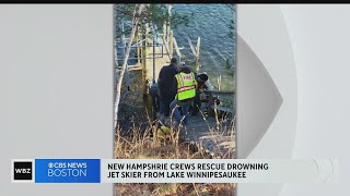 N.H. tree workers save jet skier from drowning at Lake Winnipesaukee
