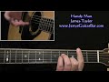 James Taylor Handy Man Intro Guitar Lesson