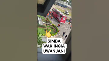 Simba Wakiingia Uwanjani Vs Yanga 