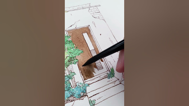 钢笔淡彩｜写生小破房
