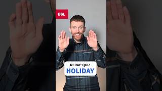 Recap Quiz - Holiday: BSL Sign of the Day 217
It’s time to review this week’s vocabulary! Can you recall all of the signs from this weeks Sign of the Day?
Let us know how you did in the comments below. 👇
💡 A friendly reminder: Many signs rely heavily on facial expressions and context to convey specific meanings. If a sign in Round 1 looks like something else, you’re likely picking up on its multiple uses!
#BSL #BritishSignLanguage #BSLSignoftheDay Recap Quiz - Holiday: BSL Sign of the Day 217