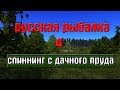 Русская рыбалка 4(рр4) - спиннинг с дачного пруда