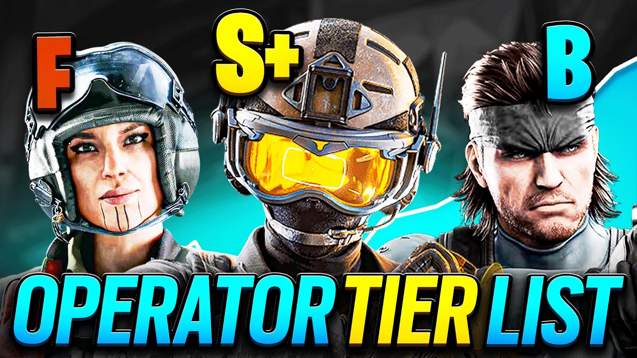 Ranking R6 Operators The BEST Operator Tier list for Ranking Up in R6 - YouTube